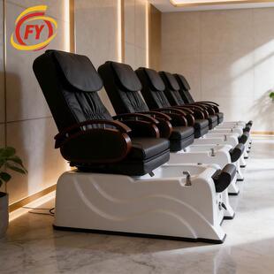 水疗美甲店放倒美甲按摩椅足浴沙发躺椅修甲美睫沐足理疗按摩床