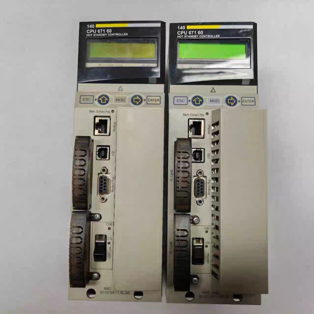 施耐德CPU模块140CPU67160 原装拆机实图现货