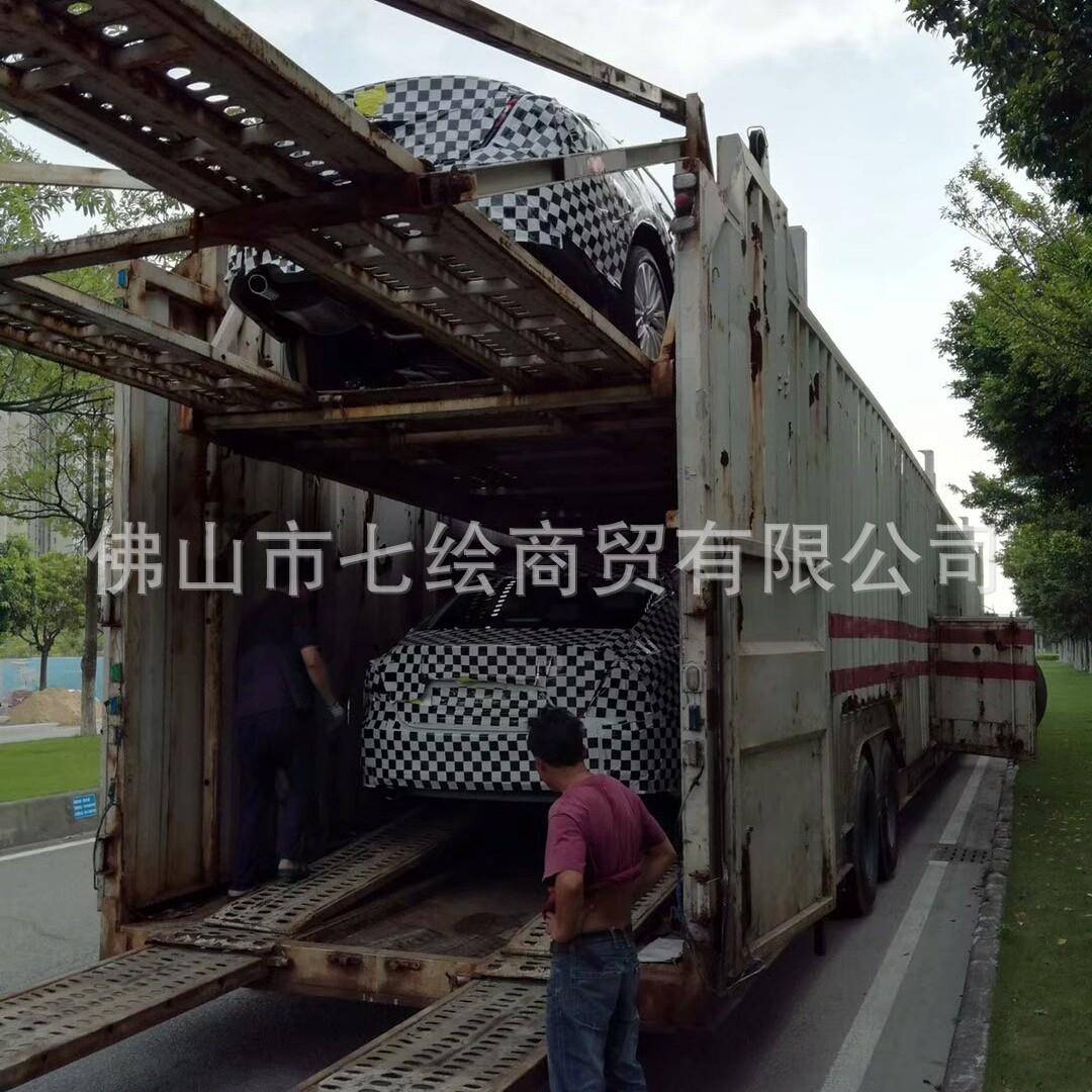汽车测试谍照斑马纹黑白格车贴膜纸伪装者车身贴膜涂鸦谍照改色膜