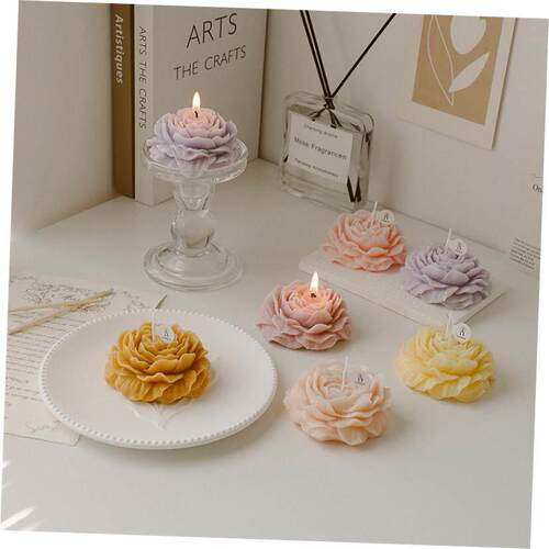 Peony Flower Scented Candles Home Decoration Wedding