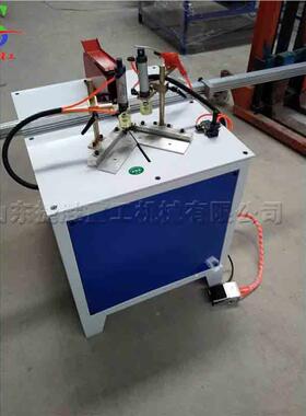 45度气动型js-5151材2切 十割字绣边裱框切角机 .2k机w晶钢门切割