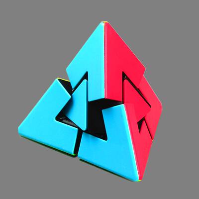 泛新二重奏金字塔魔方三角形二阶魔中魔幼儿园入门培训比赛专用