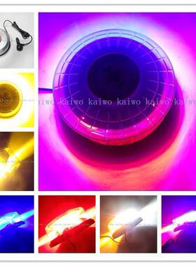 K01001汽车2LED吸顶LEIHVD灯爆闪灯大2功率ED4LED车顶L灯12-4V