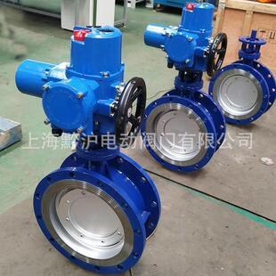 电动三偏心硬密封法兰蝶阀D943H DN150阀板WCB杆2Cr13 16C