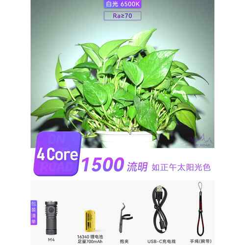 正品在C路上4 迷你强光手电UMSB-充电小筒型手电防身户外防水家用