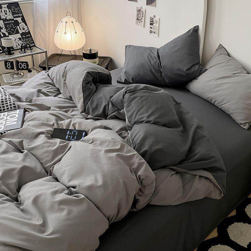 类母婴水洗被套床单超软糯四件套单床上用品学生宿舍三件套床笠8