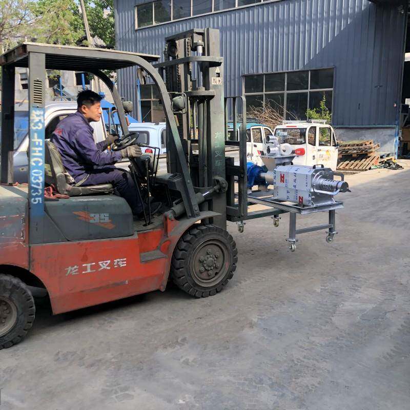 马达加斯加粪便干湿分离机纸浆混合物分离设备红薯豆腐渣脱水设备