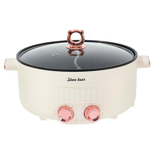 鸳鸯电火锅电煮锅多功能一体大容量双层电蒸锅