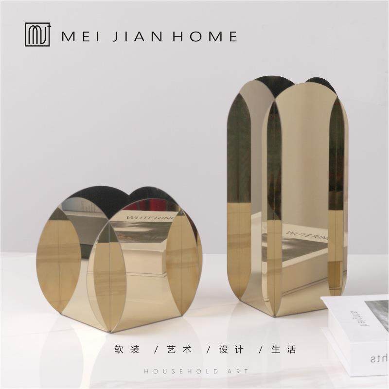 轻奢金属花器花插不锈钢摆件样板房现代售楼处桌面花瓶软装饰品,机械设备,其他机械设备,淘宝优惠券,粉丝福利购,淘宝优惠卷