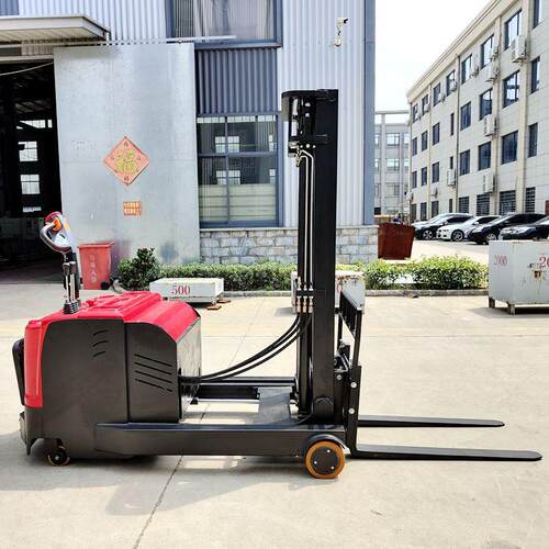 前移式电动堆车3燕叉 无腿全米电动堆全车 电动配重式叉全车