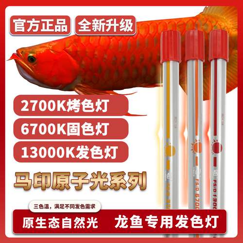 马印神灯6700K金红龙固色专用灯13000K发色灯防水鱼缸烤色灯2700K