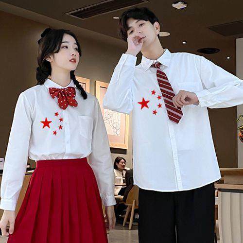 正品红歌大合唱团演运出服装诵高初中幕小学生诗歌朗比赛动会开式