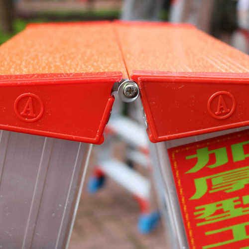永光铝梯人字梯铝合金材质特厚防滑梯双边双侧铝合金加宽加厚梯子