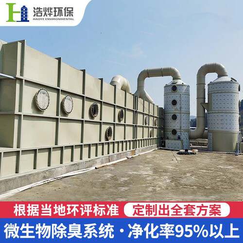 生物除臭箱生活垃圾站屠宰养殖场废气处理pp生物滤池除臭设备排烟
