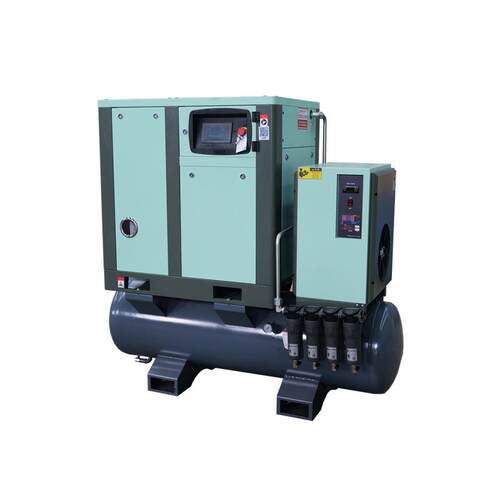 永磁变频四合一螺杆式空气压缩机15/22kw一体式激光切割机空压机