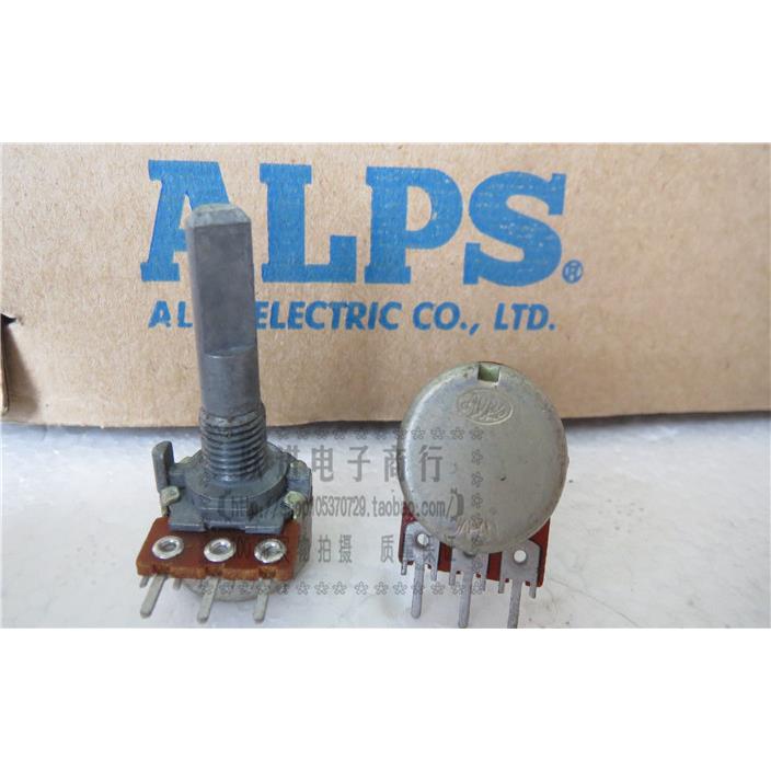 进口日本ALPS 16型A100K发烧级功放音响音量电位器 柄长25MM