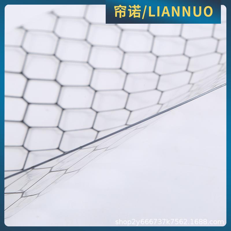 PVC防静电网格帘防尘环保阻燃透明车间软门帘防静电窗帘0.5mm