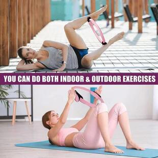 Ring Yoga Resistance Band Portab Pilates Workout Set