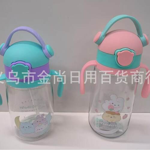 Wholesale cute and creative cartoon plastic cups for childre
