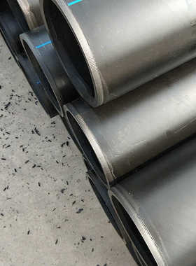 聚乙烯耐压骨架给水pehdpe黑色pe钢丝网复合管排污管管全新消防料