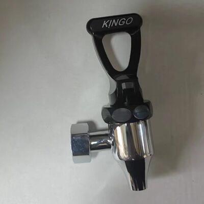 KINGO南洋精工 自助餐龙头全钢果汁鼎 果汁桶牛奶桶配件龙头10402