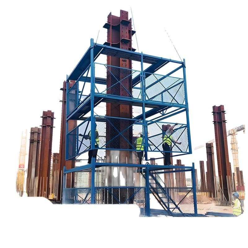 安全梯笼基坑梯笼组合式安全爬梯 施工安全梯笼