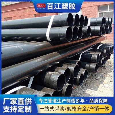 NHPA热浸塑电力管地埋过路钢质穿线管黑色涂塑复合穿线管过轨管