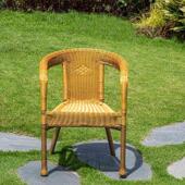 藤椅单人靠背藤椅家用老人阳台圈椅休闲单个腾椅