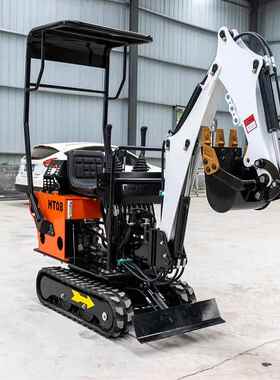 海拓小挖HT08迷你履带挖掘机室内装修破碎抓取小勾机小型挖掘机