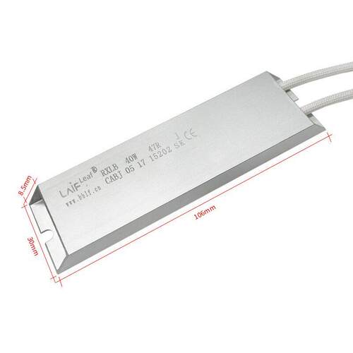 莱福Rxlb-B 100W 40R 47R超薄铝壳电阻40W 33R 40W 33欧姆