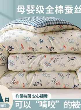 暖丝桑蚕丝被子被冬被加厚保全棉棉被蚕春秋冬季无品牌/10斤被芯