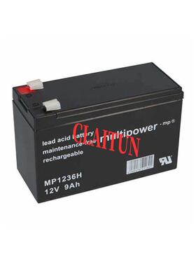 multipower蓄电池MP1236H 12V9AH铅酸免维护 机房UPS备用电源