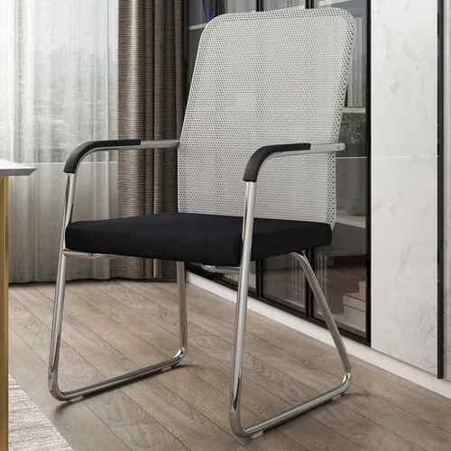 高背电脑椅办公椅职员会议椅学生宿舍弓形网椅麻将椅子家用靠背椅