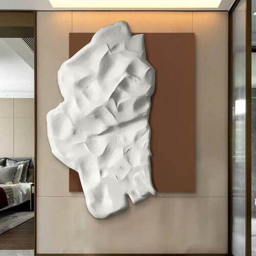 叠加新型高端现代抽象3D立体入口画悬挂画高端易接近豪华客厅装饰