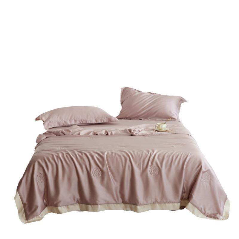 60支奥地利兰精天丝夏凉被蚕丝夏被四件套冰丝空调被可机洗薄被子