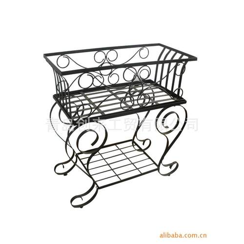 铁挂艺花架三层家铁艺花架壁居铁艺花架BIN铁落艺地花架