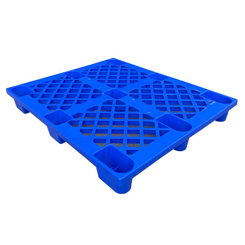 网格九脚塑料叉车托盘1210塑胶卡板托板仓库货物周转垫板防潮栈