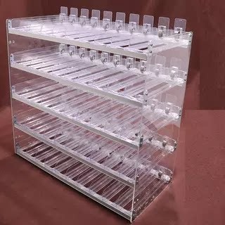 超市香烟背柜挂墙式货架展示柜带推烟器便利店烟架子展示直架烟柜