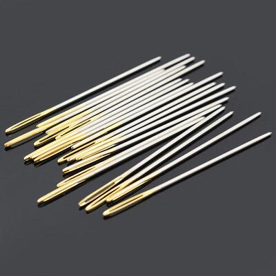 Leather Crafts Sewing Needle,Round Head Blunt Pint,Pointed P