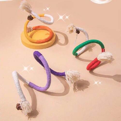 1pc Cat String Toy Interactive Cat Scratcher Cotton Rope