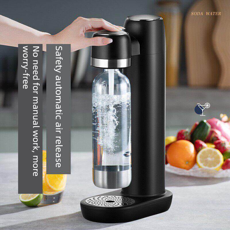 气泡水机可乐机汽水机苏打水打汽冷饮机器家用自制碳酸饮料果汁机