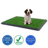 狗厕所颗粒款 三层带草坪垫子尿垫可水洗仿真草狗厕所 大号爆款