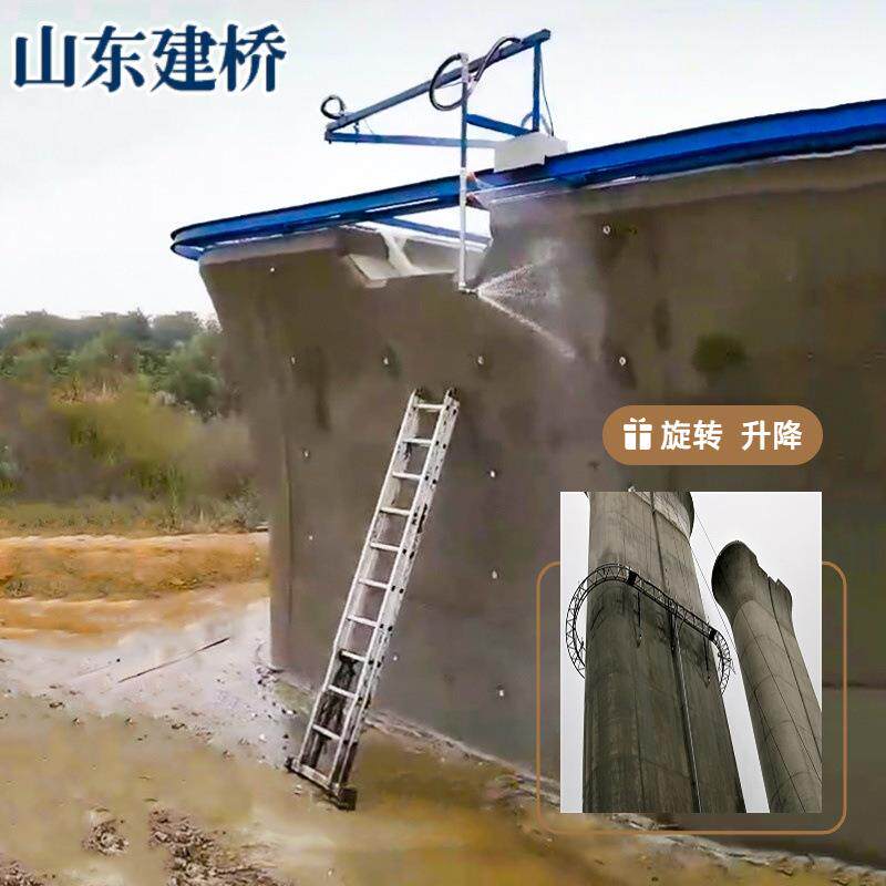 全自动升降式桥墩喷淋设备大桥墩身智能喷水养护机桥墩养生