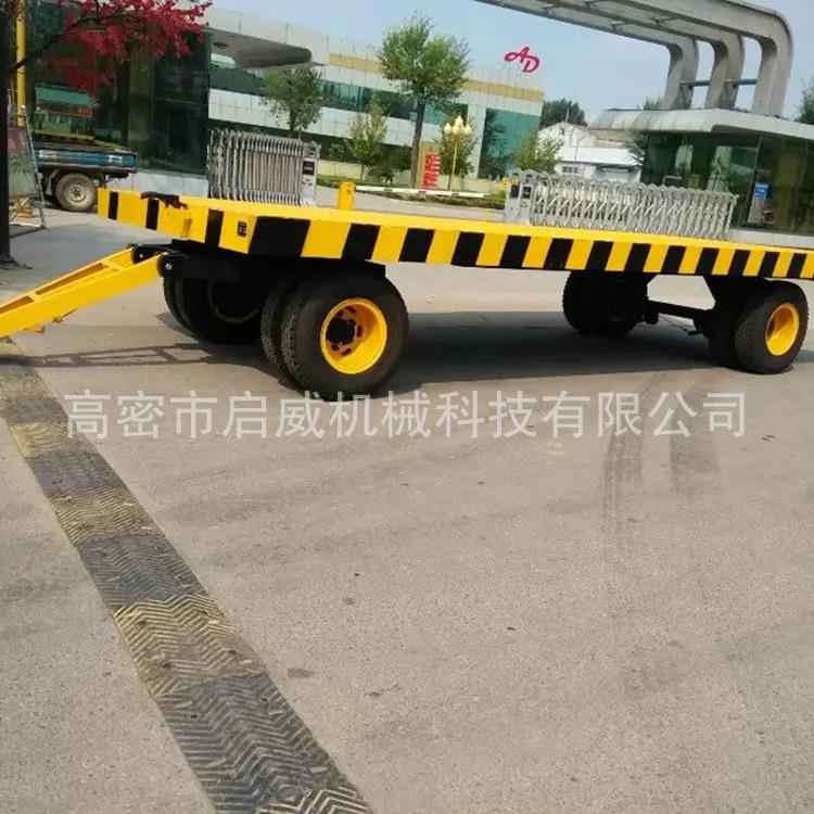 重型平板拖车启威机械技货源供应10吨农用拖车厂家供应