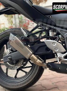 小锥六角尾段排气管23017NINJA00321R赛6004CBR650GP25R0通用51MM