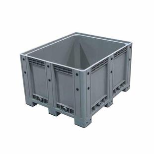 W1000 倍坚特塑料卡板箱川字L1200 D760MM托盘周转箱不含盖子