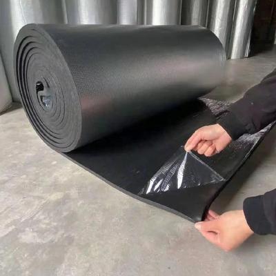 B1级彩色橡塑板隔热蓝色橡塑保温板自粘柔性海绵板