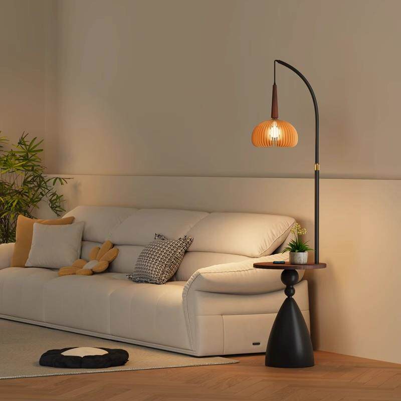 落地灯客厅沙发边几卧室床头轻奢高级感北欧置物装饰摆件茶几台灯