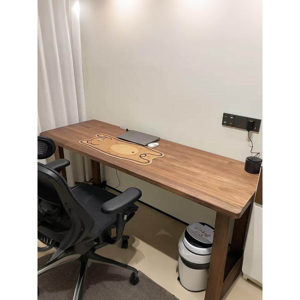 实木大板双人电脑桌台式卧室家用办公桌大长书桌工作台两人电竞桌,住宅家具,电脑桌,淘宝优惠券,粉丝福利购,淘宝优惠卷