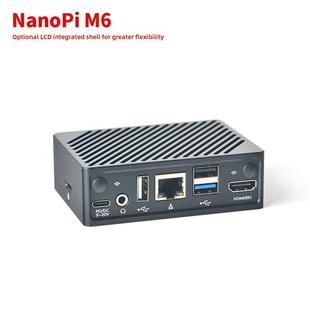 友善RK3588S千兆NanoPi M6开发板32G内存nVMe WiFi6 8K人工智能板